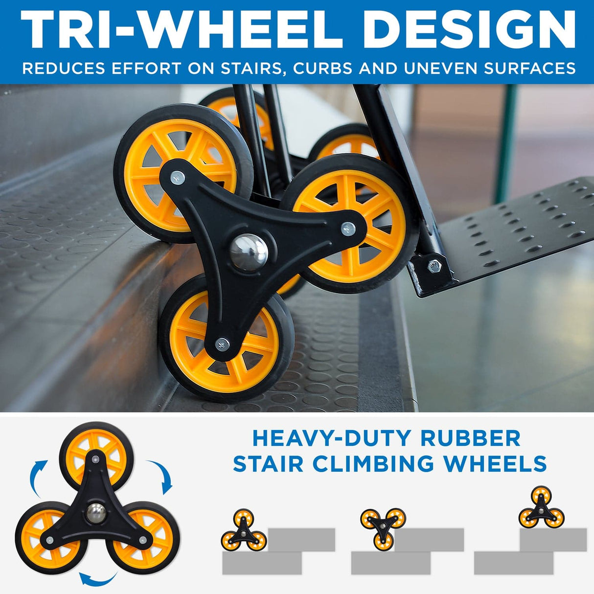 Stair Climber Hand Dolly - Mount-It!