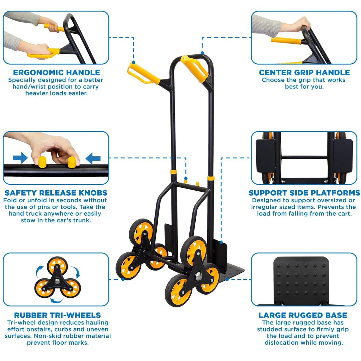 Stair Climber Hand Dolly - Mount-It!