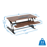 Standing Desk Converter with 38" Desktop