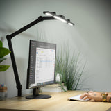 LED Desk Lamp with Swing Arms