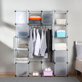 Modular Wardrobe Storage Organizer - 20 Cubes