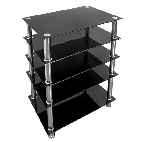 Component Shelves - A/V Five-Tier Media Component Shelves - Mount-It! - MI-8671