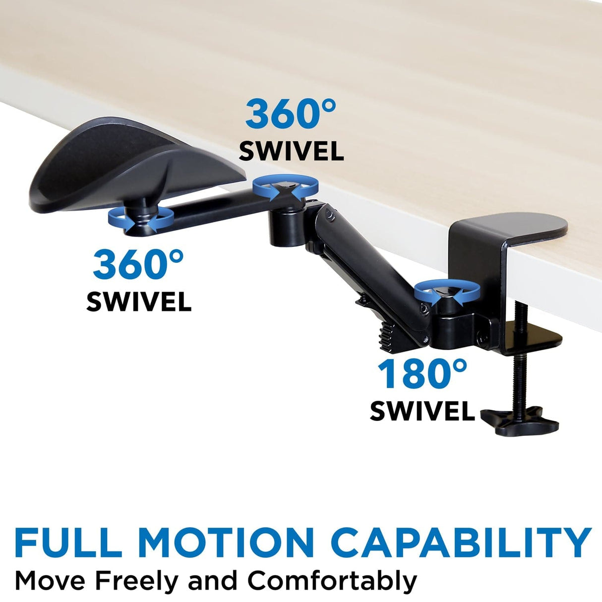 Desk Accessories - Adjustable Arm Rest for Desk - Mount-It! - MI-7145