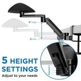 Desk Accessories - Adjustable Arm Rest for Desk - Mount-It! - MI-7145