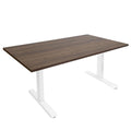 Adrift Standing Desk - Electric Standing Desk with 55" Tabletop - White Base - Mount-It! - MI-18084