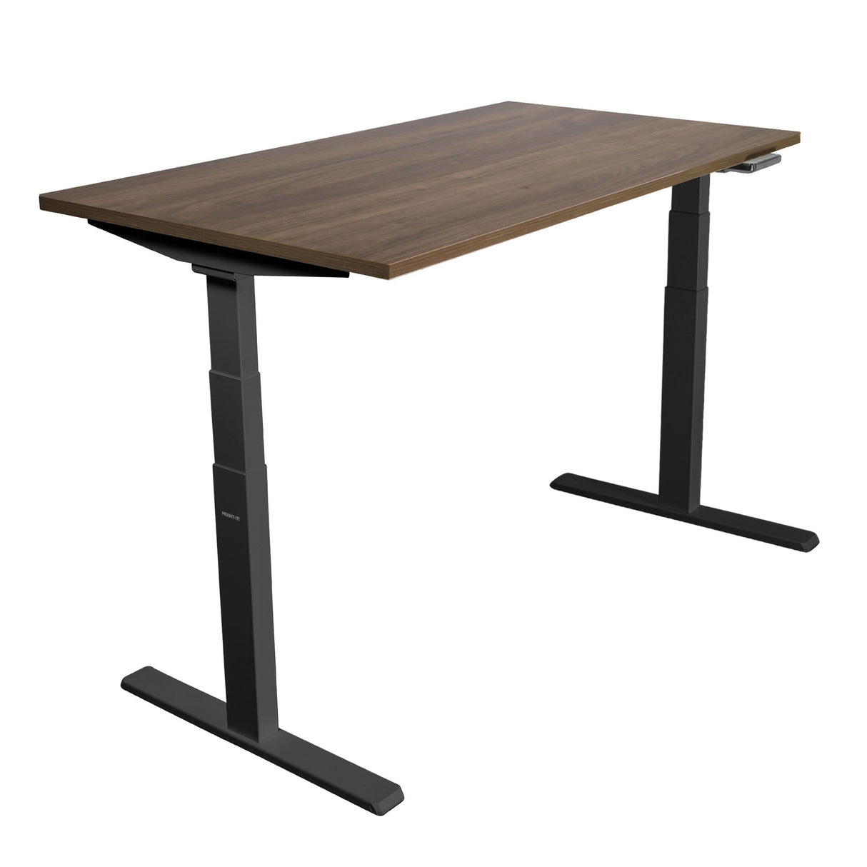 Adrift Standing Desk - Ultimate Dual Motor Electric Standing Desk with 55" Tabletop - Black Base - Mount-It! - MI-18080