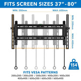 TV Mount - Advanced Tilt Premium TV Wall Mount - Mount-It! - MI-382