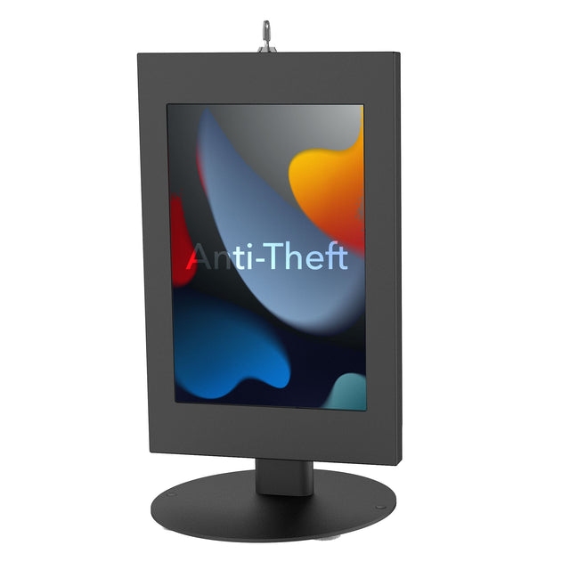 Black Tablet Stand - Anti-Theft Tablet Countertop Stand for Samsung - Mount-It! - MI-3885B