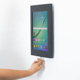 Black Tablet Mount - Anti-Theft Tablet Wall Mount for Samsung - Mount-It! - MI-3884B