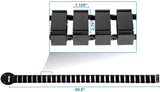 Black Cable Management - Cable Management Spine - Mount-It! - MI-7280