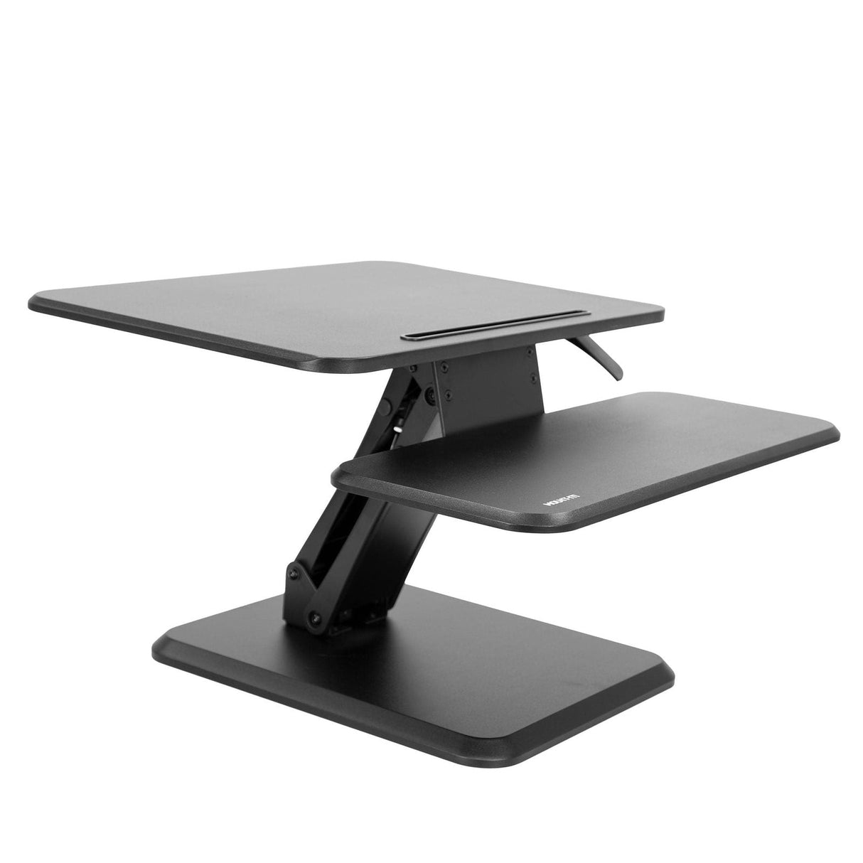 Black Desk Converters - Compact Standing Desk Converter - Mount-It! - MI-7957