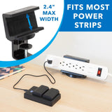 Black Cable Management - Desktop Power Strip - Mount-It! - MI-7281B