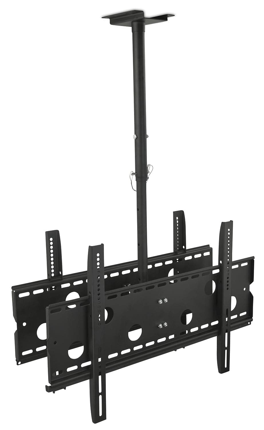 Black TV Mount - Dual Front & Back TV Ceiling Mount - Mount-It! - MI-502B