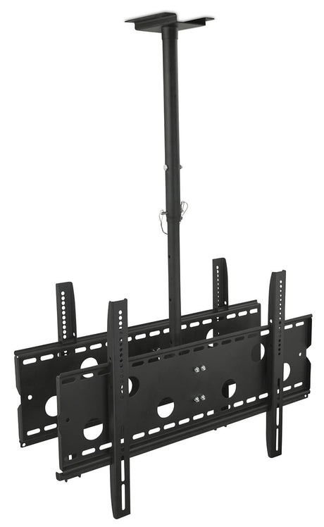 Black TV Mount - Dual Front & Back TV Ceiling Mount - Mount-It! - MI-502B