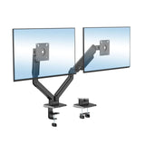 Black Monitor Mount - Dual Monitor Mount with Spring Arms - Mount-It! - MI-8752BLK