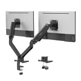 Black Monitor Mount - Dual Monitor Mount with Spring Arms - Mount-It! - MI-8752BLK