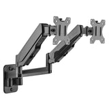 Black Monitor Mount - Dual Monitor Wall Mount - Mount-It! - MI-1766B