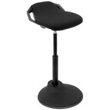 Black Desk Accessories - Ergonomic Sit Stand Stool - Mount-It! - MI-931