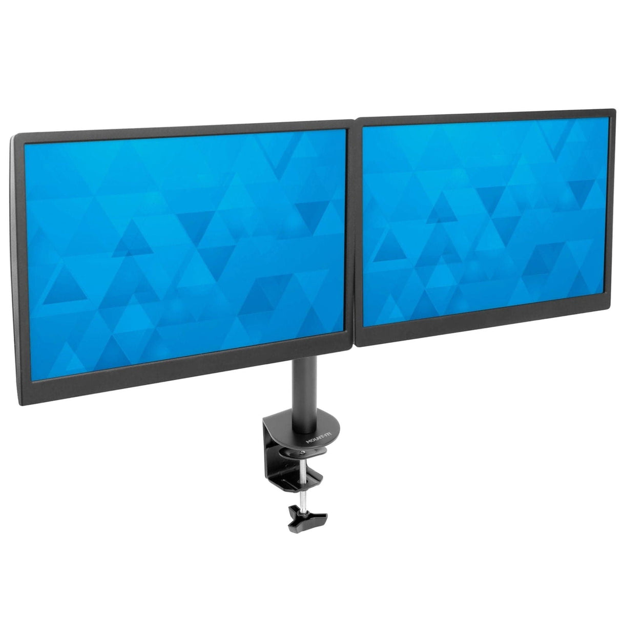 Black Monitor Mount - Full Motion Dual Monitor Desk Mount - Mount-It! - MI-1752