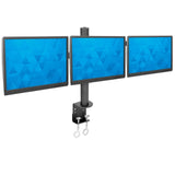 Black Monitor Mount - Full Motion Triple Monitor Desk Mount - Mount-It! - MI-753