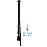 Black TV Mount - Full-Motion TV Ceiling Mount 42-90” Screens - Mount-It! - MI-501L