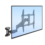 Black TV Mount - Full Motion TV Wall Mount with Gas Spring Arm - Mount-It! - MI-445