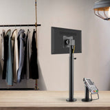 Black Monitor Mount - Height Adjustable Point of Sale (POS) Monitor Mount - Mount-It! - MI-3796