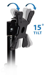 Black Monitor Mount - Height Adjustable Ultra-Wide Monitor Mount - Mount-It! - MI-706