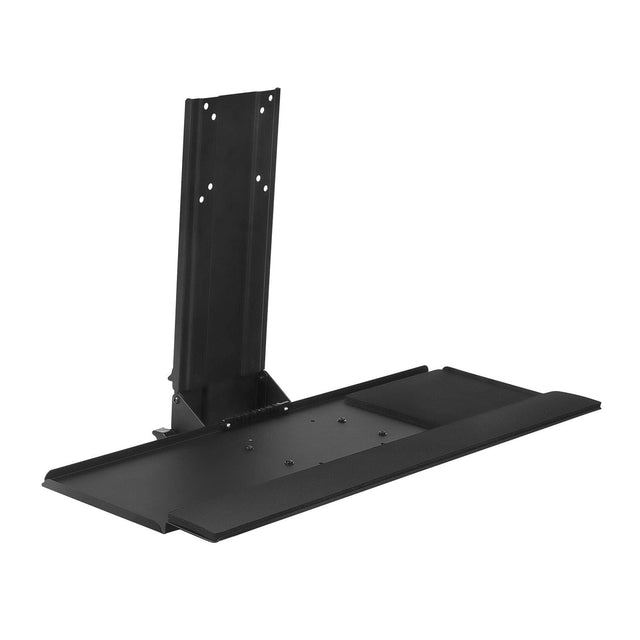 Black Wall Mounted Desk - Keyboard Tray VESA Mount - Mount-It! - MI-7915