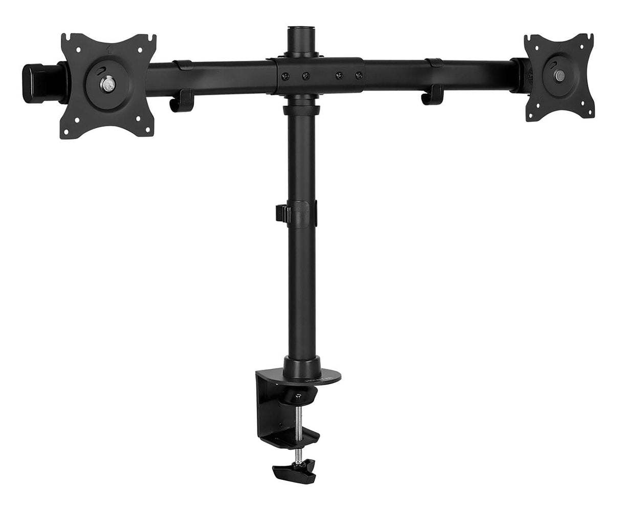 Black Monitor Mount - Low Profile Dual Monitor Desk Mount - Mount-It! - MI-2772