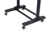 Black Mobile Standing Desk - Mobile Lectern Stand Up Desk - Mount-It! - MI-7941