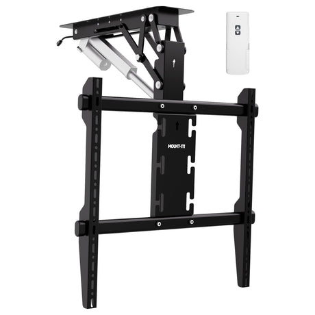 Black TV Mount - Motorized Ceiling TV Mount - Mount-It! - MI-4226BLK