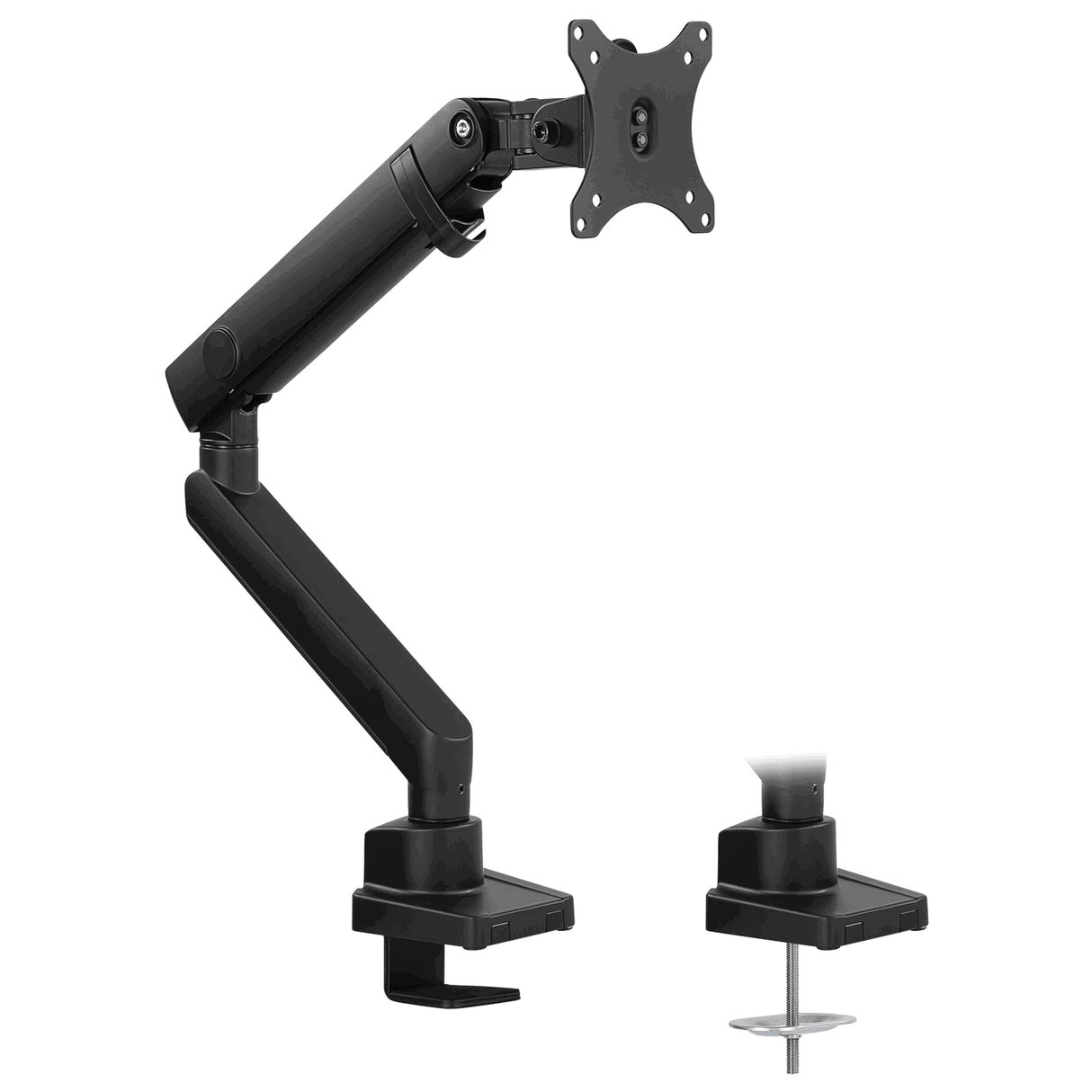 Black Monitor Mount - Single Monitor Desk Mount - Mount-It! - MI-2671