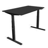 Black Standing Desk - Ultimate Dual Motor Electric Standing Desk with 55" Tabletop - Black Base - Mount-It! - MI-18079