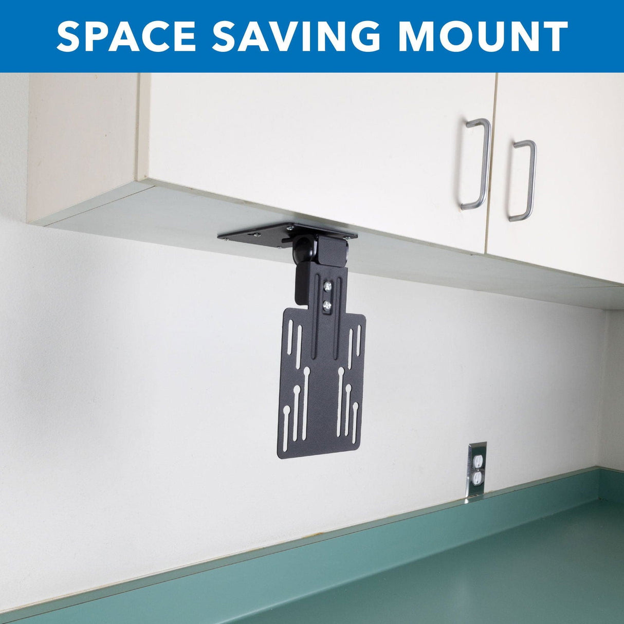 Black TV Mount - Under Cabinet and Ceiling TV Mount - Mount-It! - MI-4200