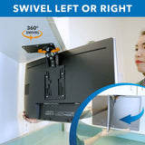 Black TV Mount - Under Cabinet and Ceiling TV Mount - Mount-It! - MI-4200