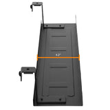 Black Cable Management - Under Desk Cable Tray - Mount-It! - MI-7282