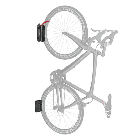 Black Bicycle Mount - WheelsUp Series Vertical Bike Wall Mount - Mount-It! - MI-9021