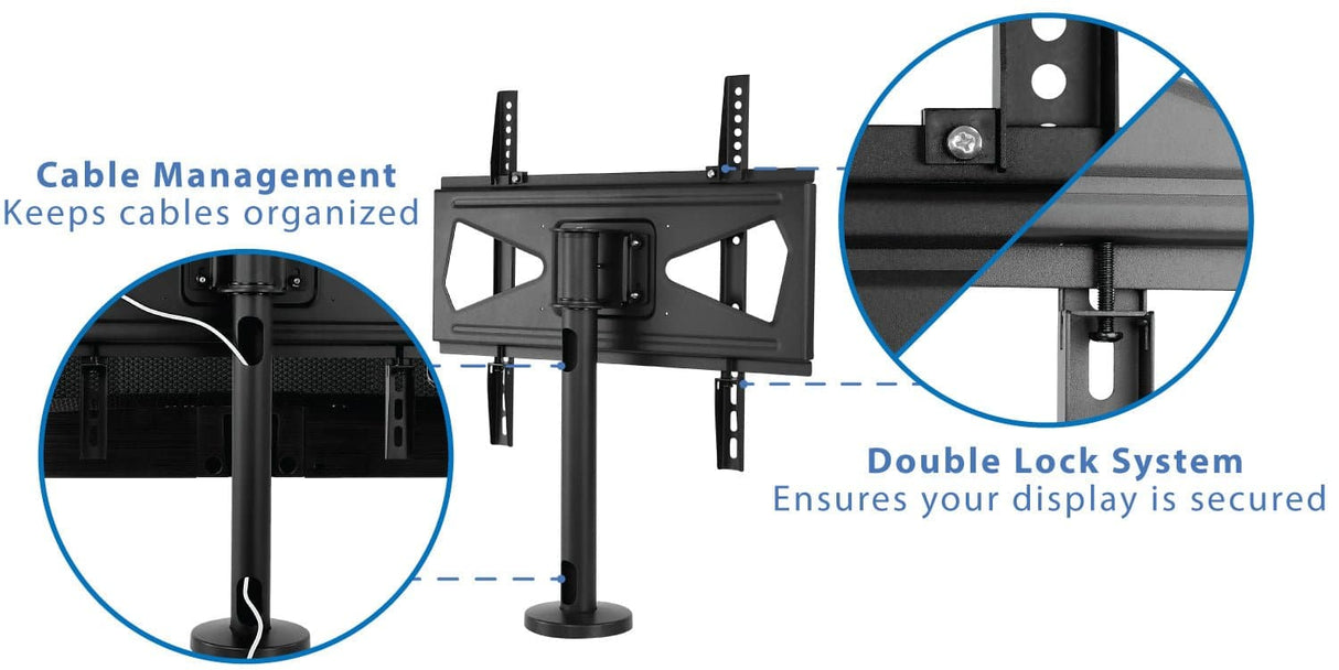 TV Stand - Bolt Down TV Stand for 32" to 55" - Mount-It! - MI-854