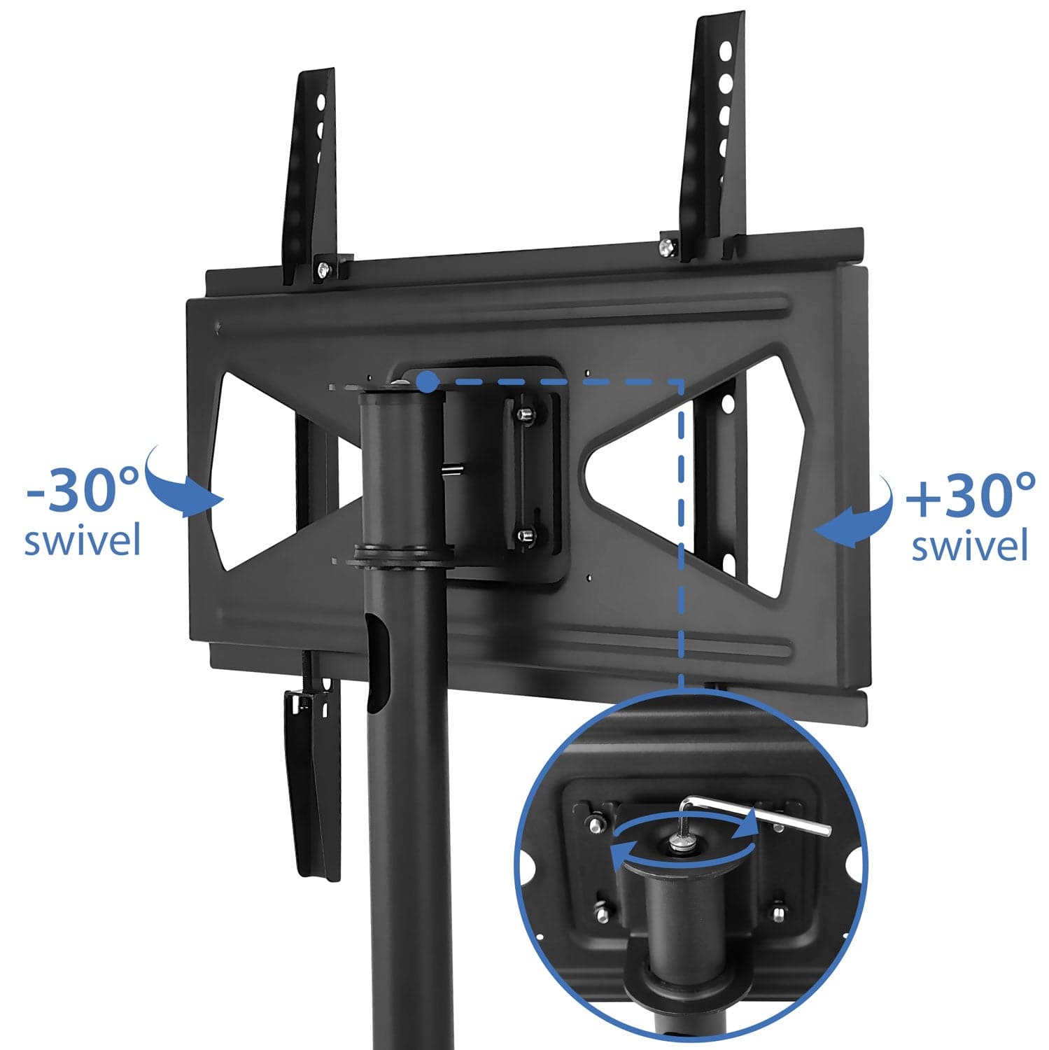 Bolt Down TV Stand for 32 to 55 Mount It MI 854