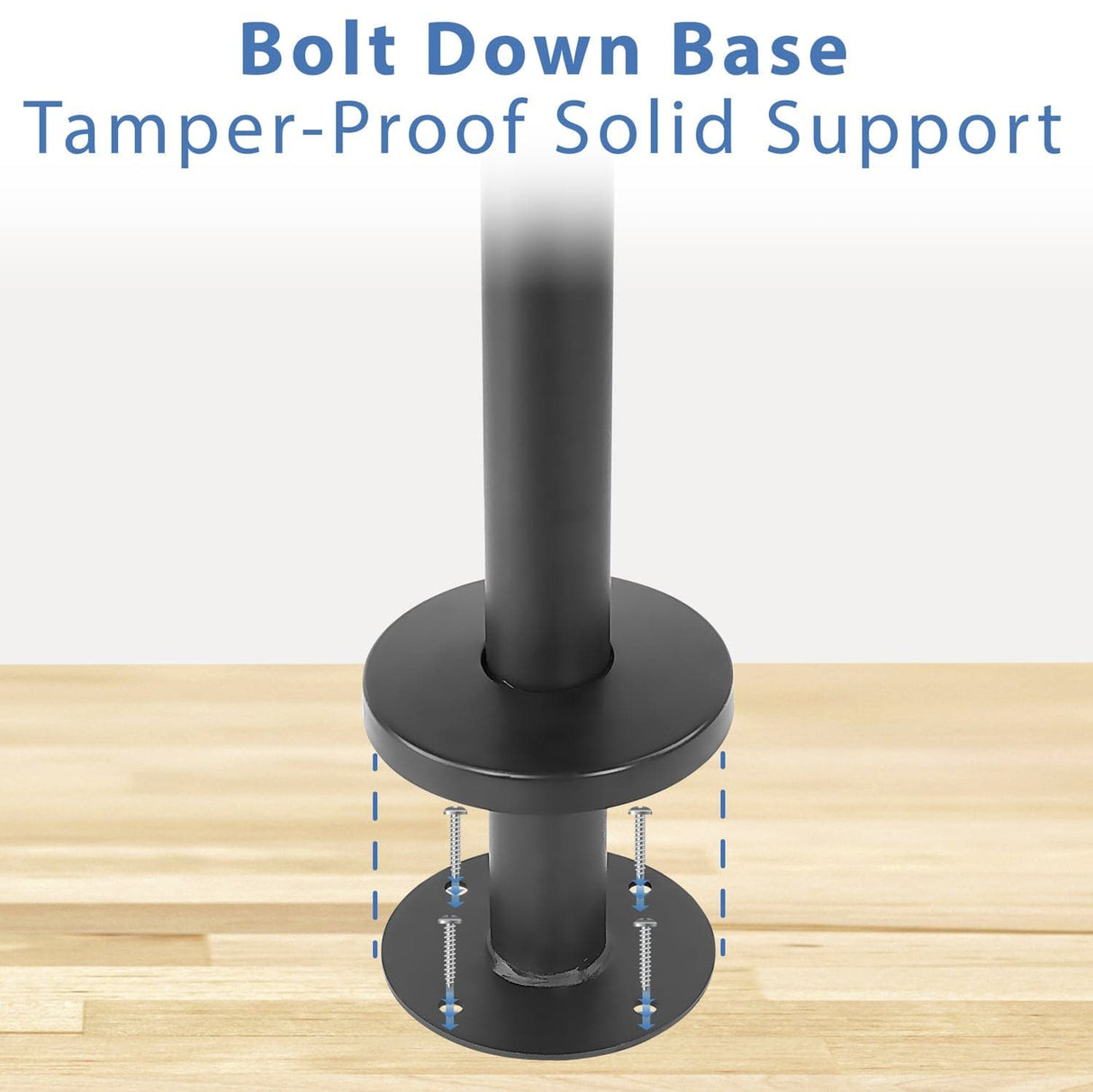 TV Stand - Bolt Down TV Stand for 32" to 55" - Mount-It! - MI-854