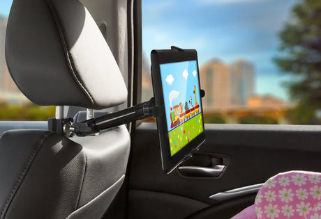 Vehicle Mount - Carbon Fiber Universal Tablet Headrest Mount - Mount-It! - MI-7311