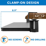 Keyboard Trays/Mounts - Clamp-On Adjustable Keyboard and Mouse Tray - Mount-It! - MI-7147