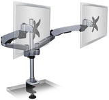 Monitor Mount - CLiX Series Full Motion Dual Monitor Desk Mount with Gas Spring Arms - Mount-It! -