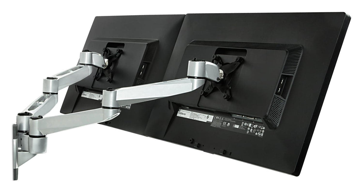 Monitor Mount - CLiX Series Full Motion Dual Monitor Wall Mount - Mount-It! -