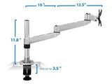 Monitor Mount - CLiX Series Full Motion Single Monitor Desk Mount - Mount-It! -