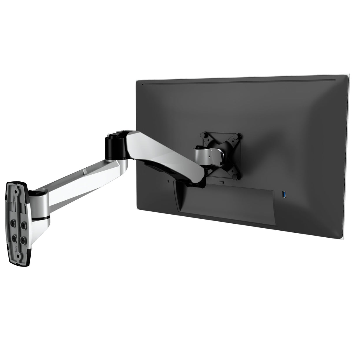 Monitor Mount - CLiX Series Full Motion Single Monitor Wall Mount with Gas Spring Arm - Mount-It! -