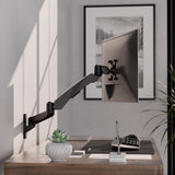 Monitor Mount - CLiX Series Full Motion Single Monitor Wall Mount with Gas Spring Arm - Mount-It! -