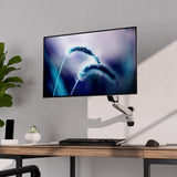 Monitor Mount - CLiX Series Full Motion Single Monitor Wall Mount with Gas Spring Arm - Mount-It! -
