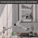 Monitor Mount - CLiX Series Full Motion Single Monitor Wall Mount with Gas Spring Arm - Mount-It! -